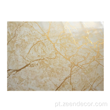 Pedra Natural Look Marble Alternative UV Marble Folha de mármore